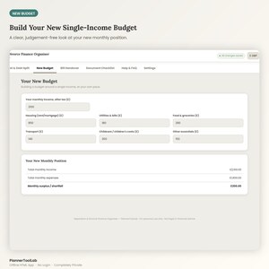 Separation Divorce Finance Organiser | Asset Split, Budget, Document Checklist (Offline App) image 6