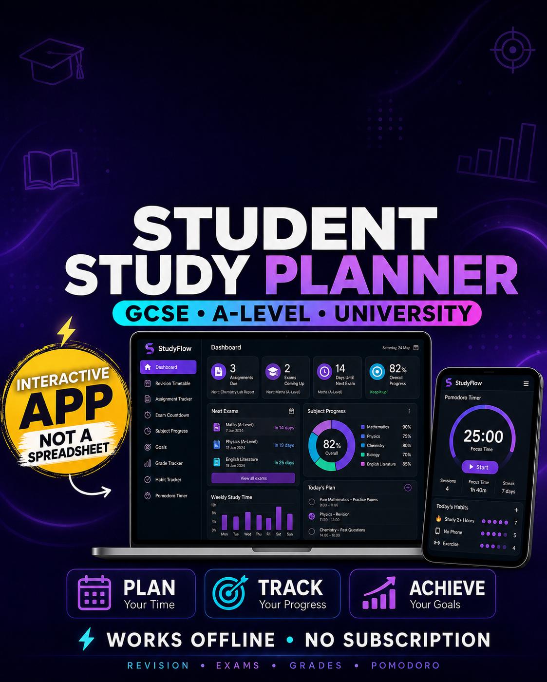 Student Study Planner — screenshot preview