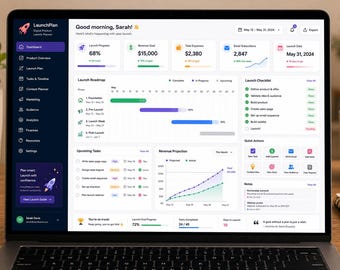 Digital Product Launch Planner App | Etsy SEO Keyword Research, Title Builder (HTML Download)