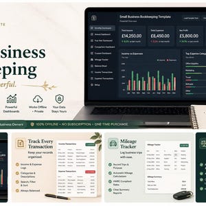 Freelancer Finance Bundle | Bookkeeping, Invoicing & Investment Tracker Templates | Self Employed Spreadsheet Toolkit, Digital Download image 2