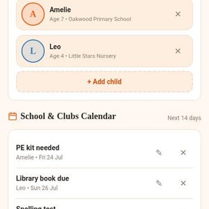 Single Parent Planner | Bill Organizer, Meal & Chore Manager (Offline HTML Tool) image 11