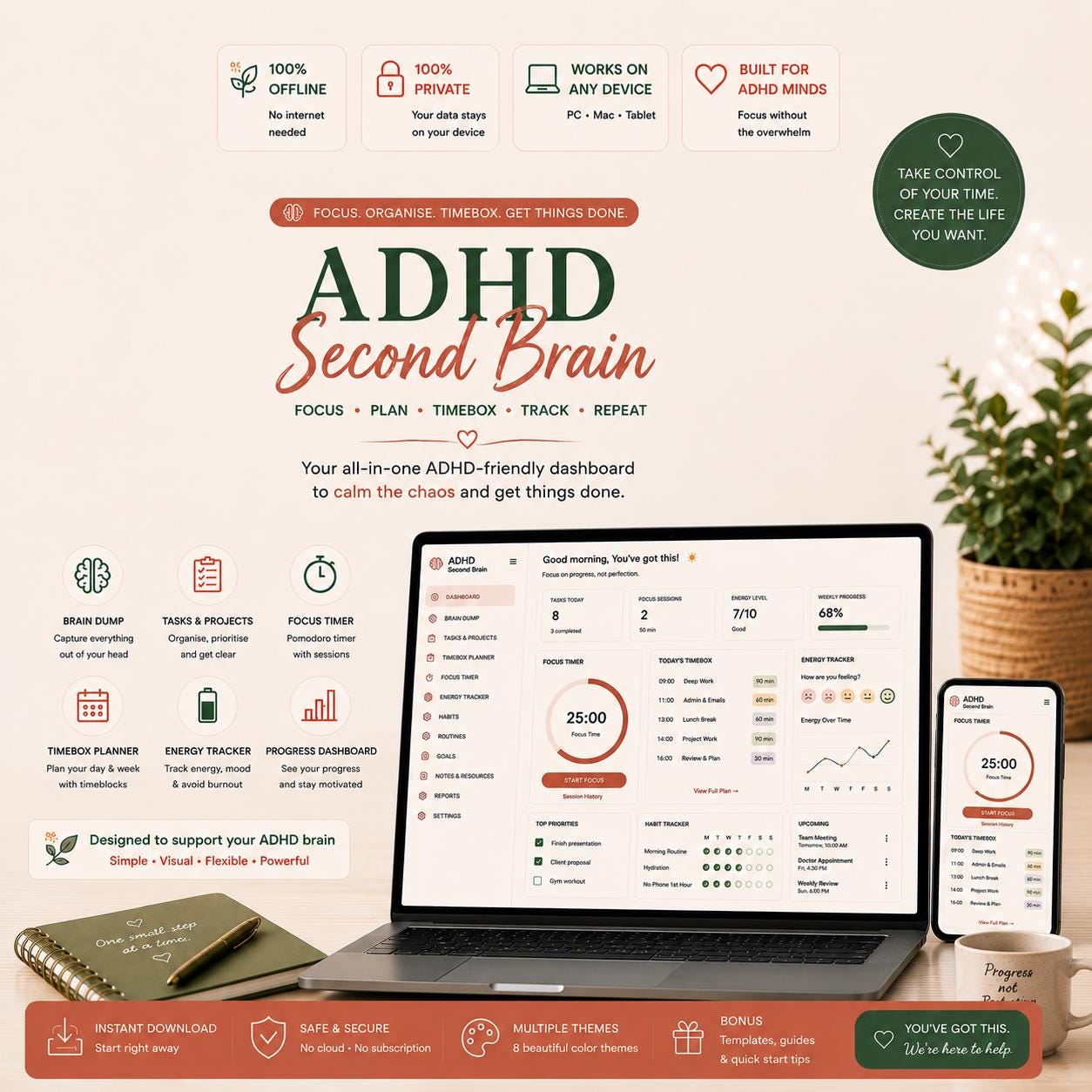 ADHD Second Brain — screenshot preview