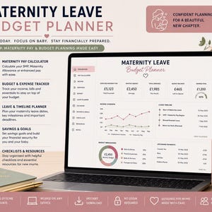 Maternity Leave Budget Planner | UK SMP Calculator, Baby Budget (HTML App) image 1