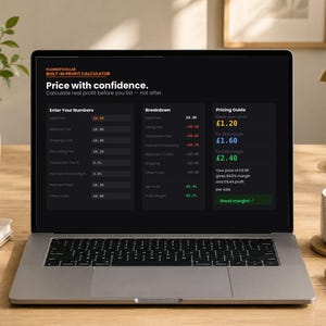 Etsy Seller Profit Tracker | Etsy Fee Calculator | Shop Profit Dashboard | Etsy Bookkeeping Tool | HTML Digital Download | Etsy Business image 7