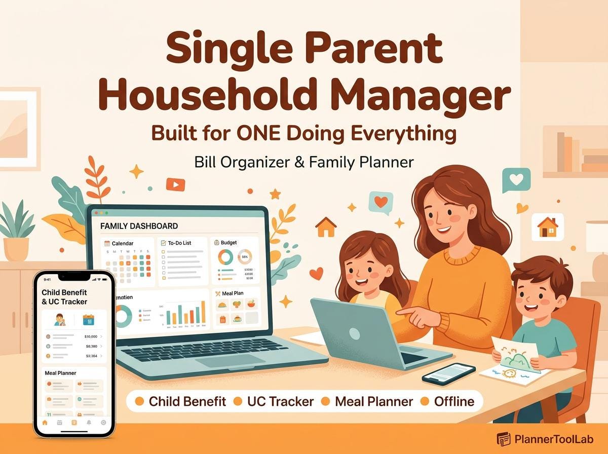 Single Parent Planner — screenshot preview
