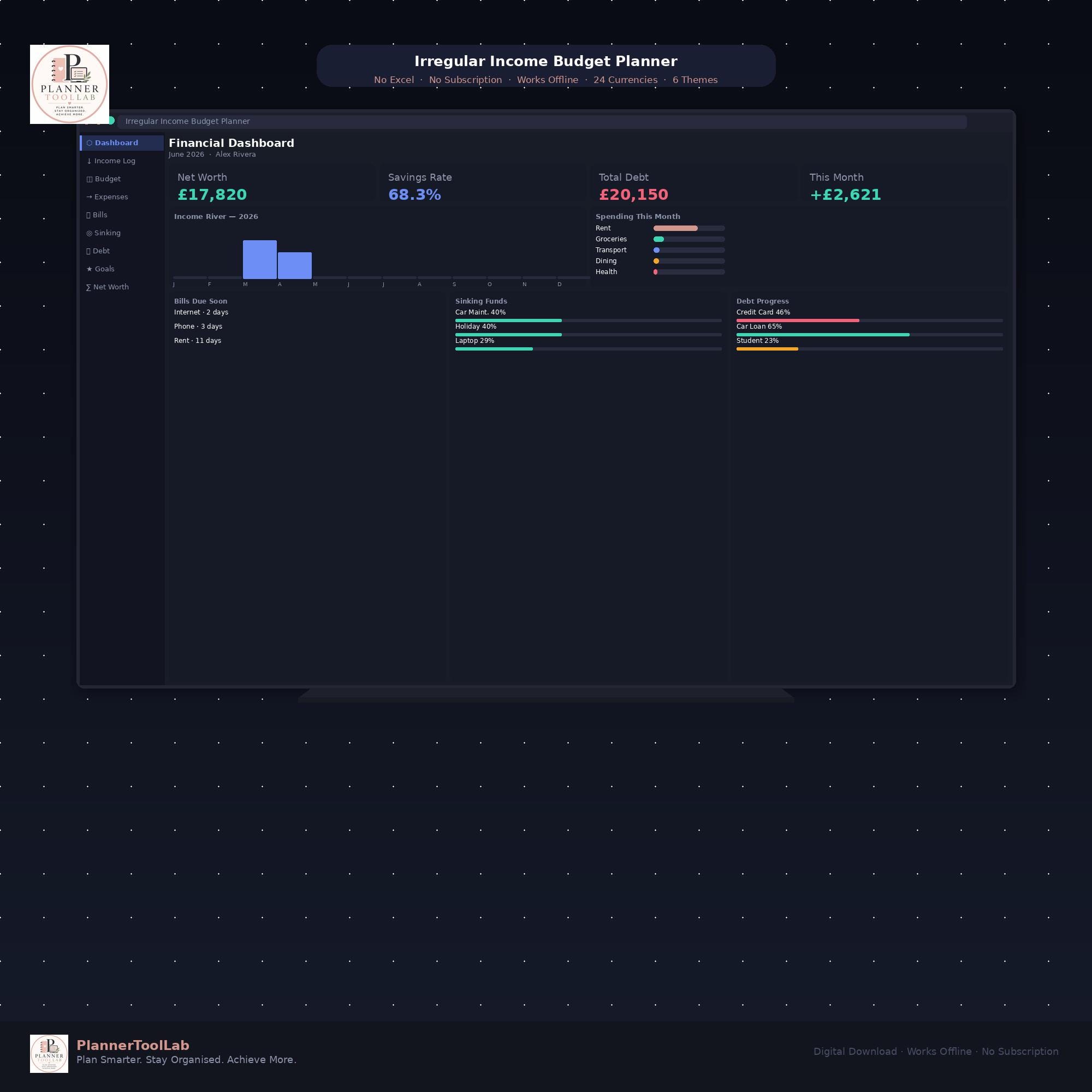 Self-Employed Bookkeeping App (UK) — screenshot preview