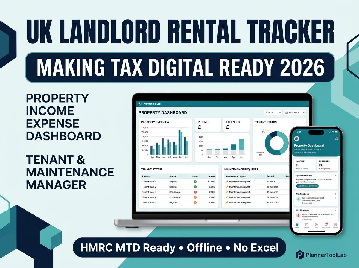 UK Landlord Rental Tracker — screenshot preview