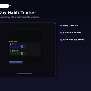 ADHD Digital Planner App, Focus Timer, Brain Dump, Habit Tracker & Daily Productivity Dashboard image 8
