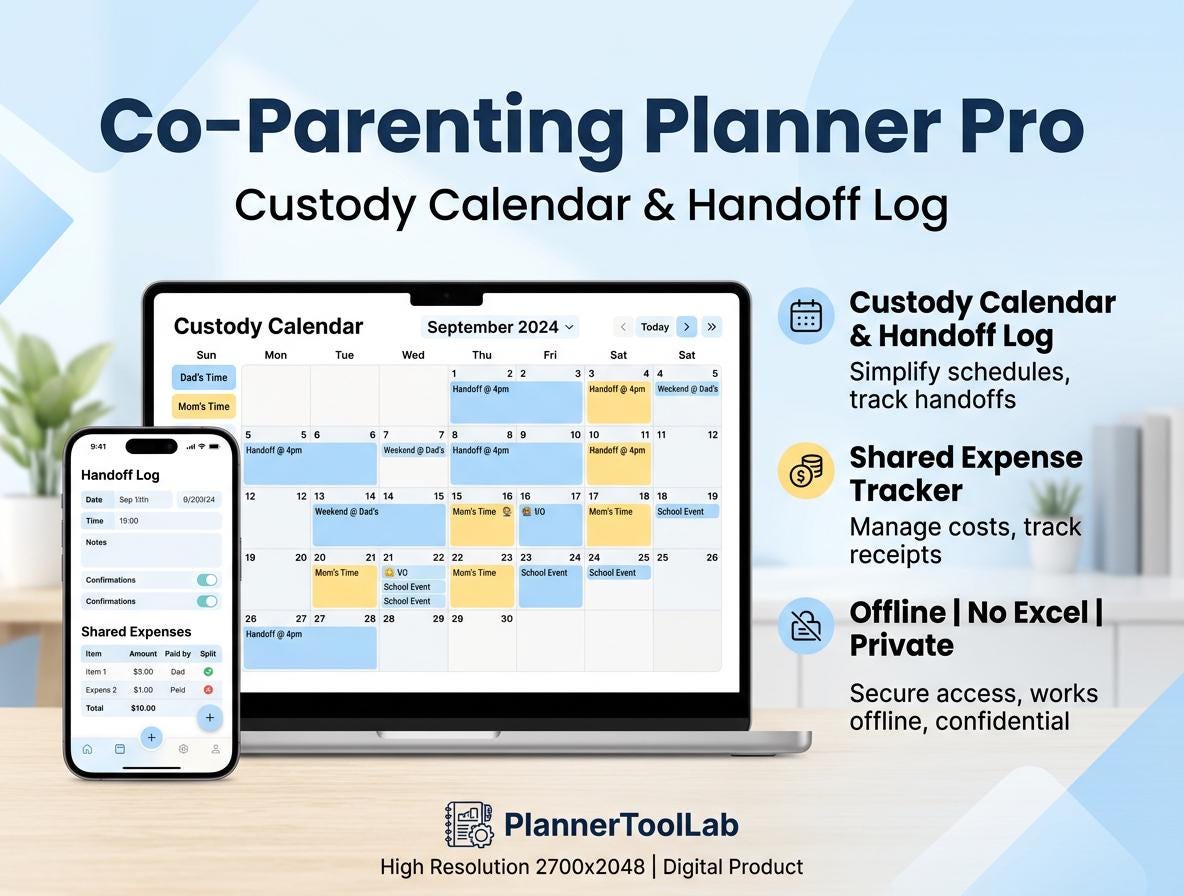 Co-Parenting Planner — screenshot preview