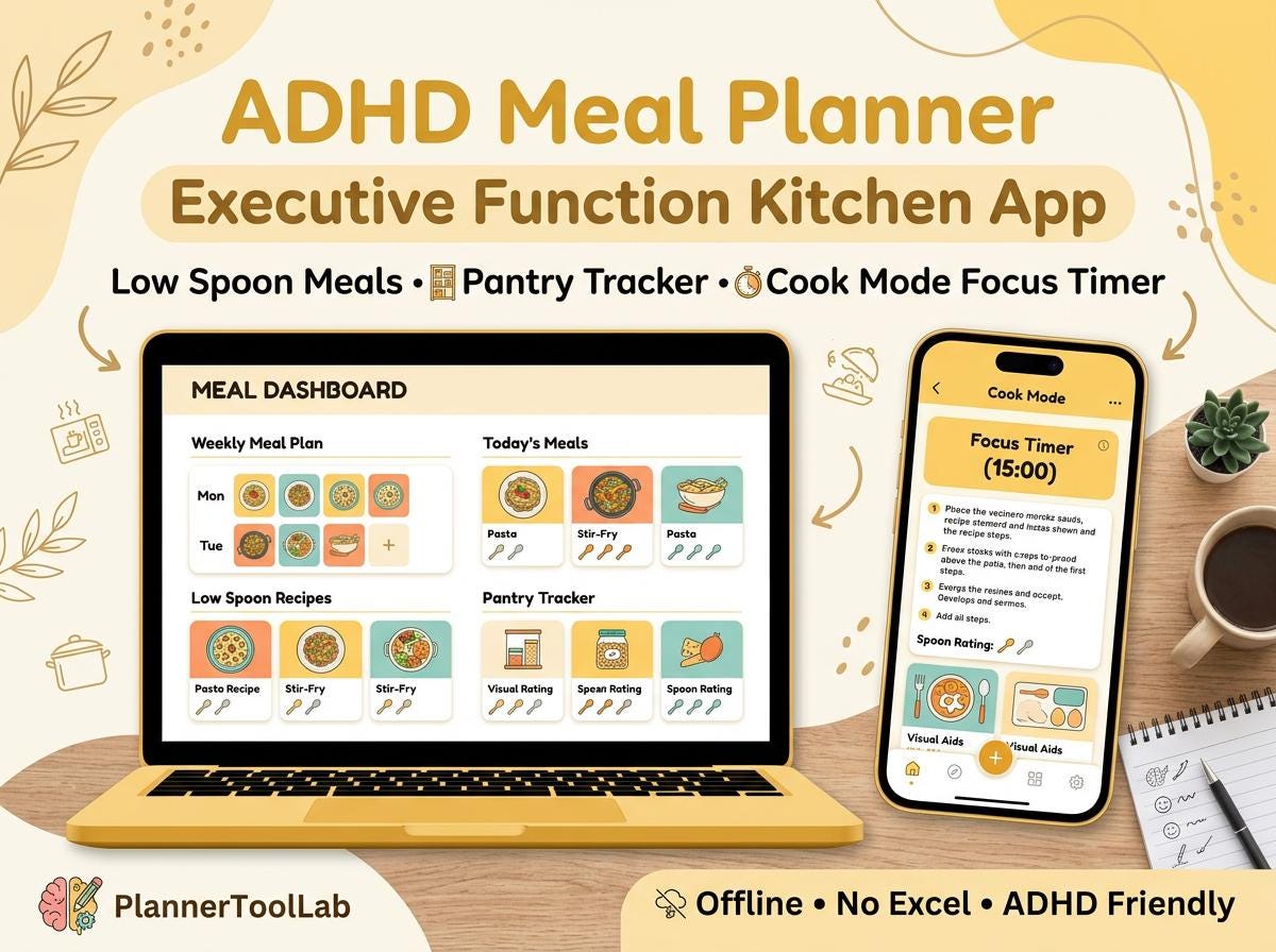 ADHD Meal Planner — screenshot preview