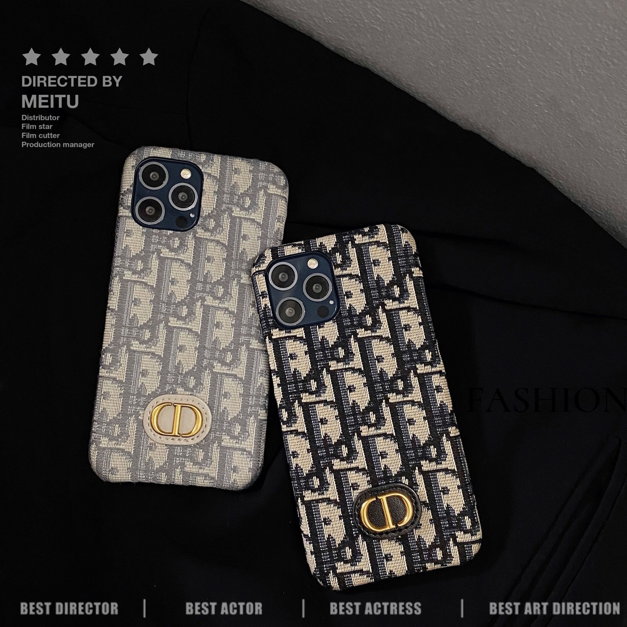 Luxury Dior Print Puffer Case - iPhone