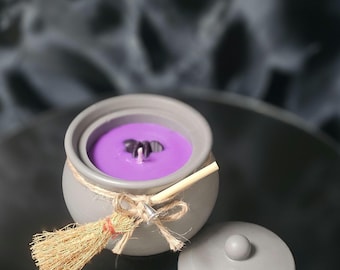 Bougie de chaudron de sorcière