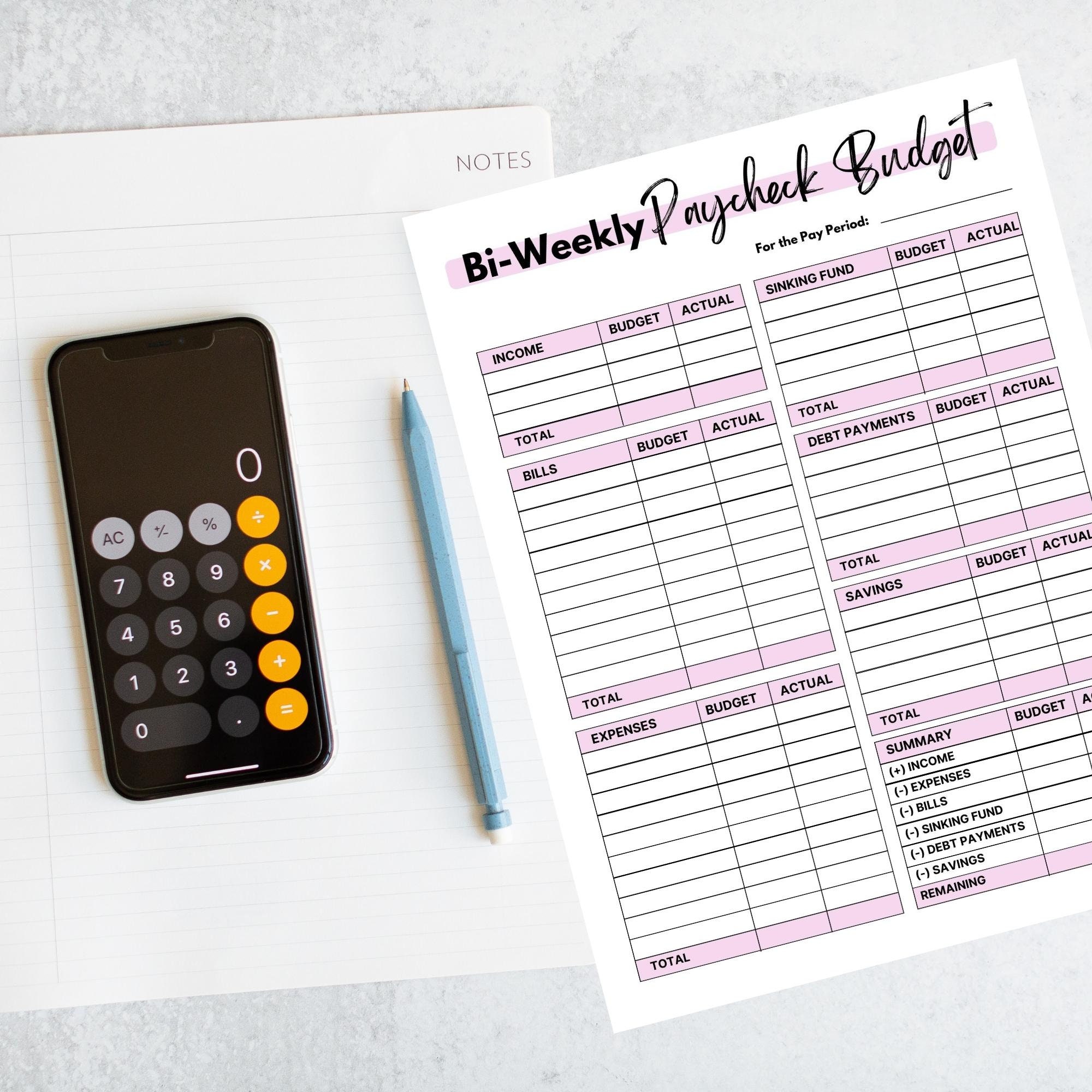 Bi Weekly Paycheck Budget Template - qdo7jiz