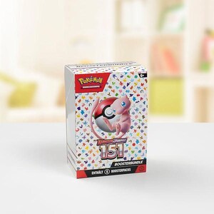 151 Booster Bundle, Cartes Pokémon, Cartes à jouer Pokémon, Affichage Pokémon scellé