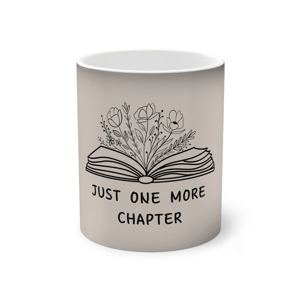 Nur noch ein Kapitel, die Book Lovers Tasse, ideales Geschenk für Leseratten,Vintage Look  Mug