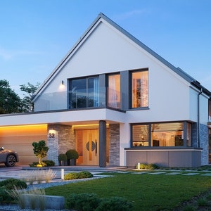 Modern Villa 15m x 14m- Modern Floor Plans, 3 Bedroom 177 m2, w/ Loft, Bedroom, Garage