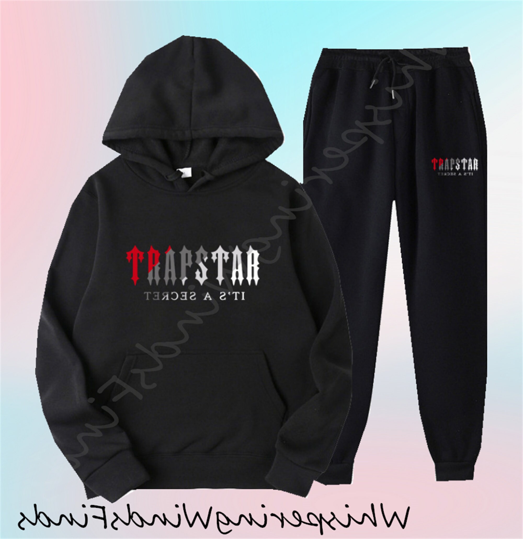 Trapstar Tracksuit Black