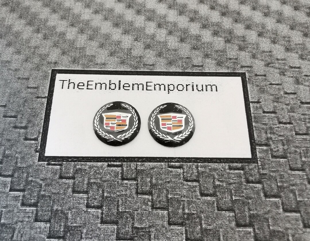 Replacement Cadillac Car Key Emblem x2 14mm Etsy