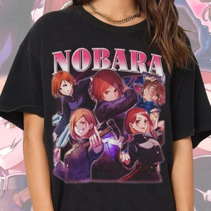 Nobara Kugisaki, Nobara, Kugisaki, Unisex Style Gift for Fans, shirt, Crew Sweatshirt, and Hooded, Vintage Homage Thicthinhichthoi-Tee-Store