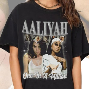 Aaliyah, One In A Million, Unisex Style Gift for Fans, T-shirt, Crew Sweatshirt, and Hooded, Vintage Homage Thicthinhichthoi-Tee-Store