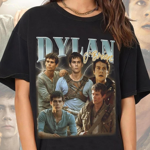 Dylan Obrien, Dylan O'Brien, Unisex Style Gift for Fans, T-shirt, Crew Sweatshirt, and Hooded, Vintage Homage Thicthinhichthoi-Tee-Store