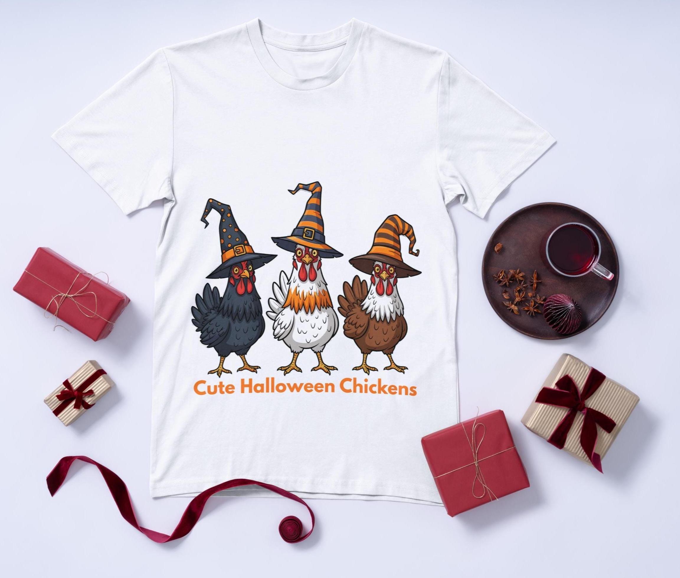 Cute Halloween Chickens Clipart | Spooky Chicken PNG | Ghost Chicken ...