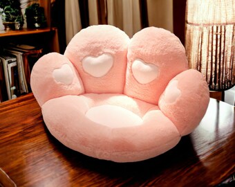 Love Heart Plushie Seat Cushion | Therapeutic Lumbar Support | Relaxation and Softness | Plushie Design | Blackpink
