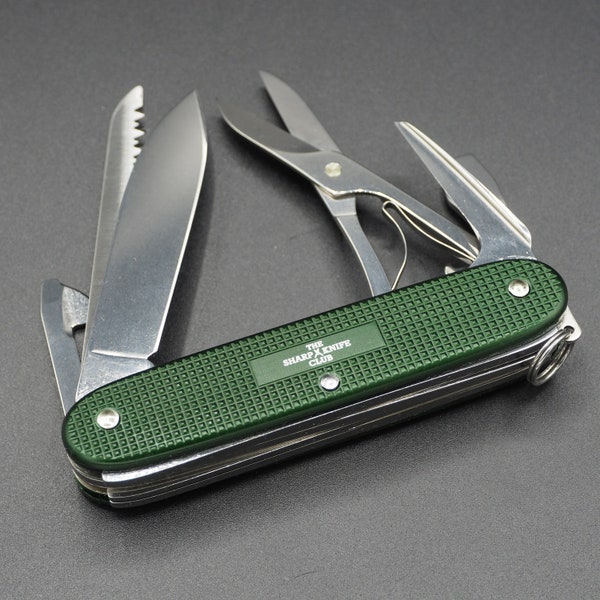 Victorinox Farmer X Green Alox 93mm Swiss Army Knife The Sharp Knife Club Edition NEW in BOX Schweizer Taschenmesser Swiss Knife