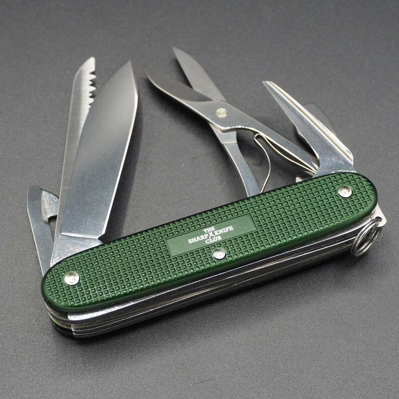Victorinox Farmer X Green Alox 93mm Swiss Army Knife the Sharp Knife