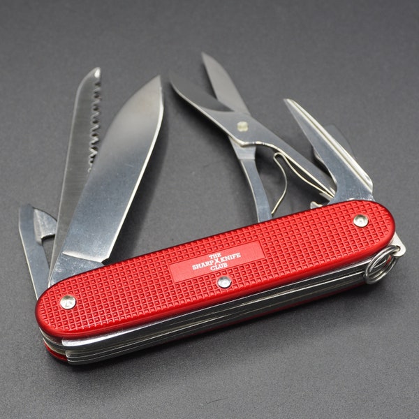 Victorinox Farmer X Red Alox 93mm Swiss Army Knife The Sharp Knife Club Edition NEW in BOX Schweizer Taschenmesser Swiss Knife