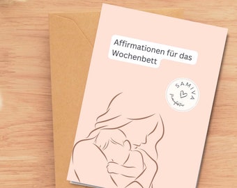 Affirmationen für das Wochenbett