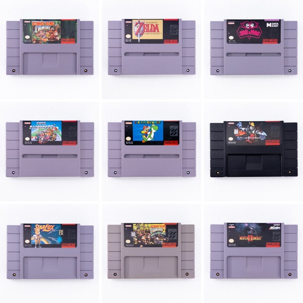 Super Nintendo Games - Etsy