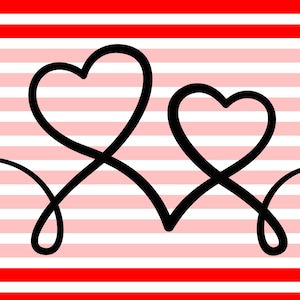 Contorno del cuore DOWNLOAD DIGITALE / svg png psd eps Download digitale istantaneo