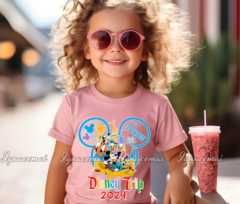 Custom Disney 2024 Family Vacation Shirt, Family Trip 2024 Tshirt