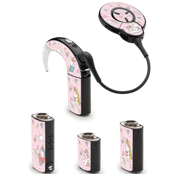 Candy Unicorns - // - Cochlear Nukleus 7, 6, 5 und Hörgeräte Premium Custom Skin