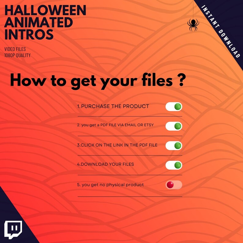 3 Animated Halloween Intros for Twitch, Perfect for Streaming - Instant ...