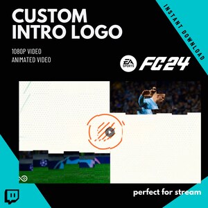 Custom EA Sports FC 24 Animated Intro | FIFA 24 Animated Video With ...