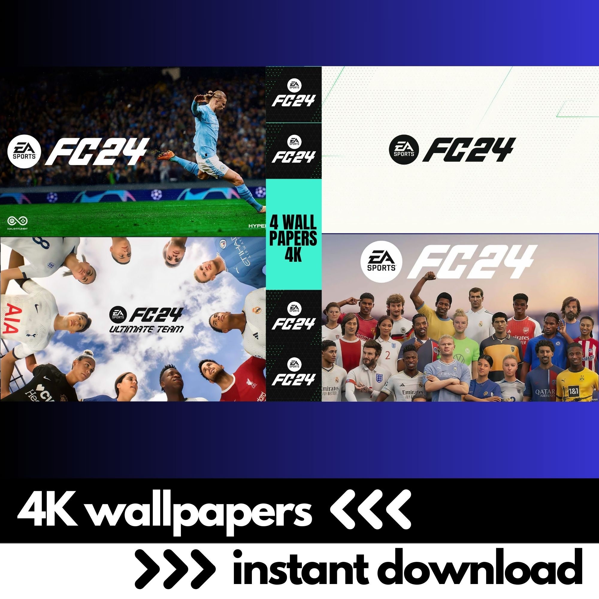 EAFC 24 Animated Livestream Overlay and Branding Pack (FIFA 24