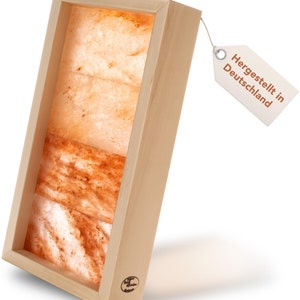 Salt Wall Salt&Timber® Vertical M Himalaya (Salt Range Pakistan) Salt crystal lamp increases your creativity, improves your well-being