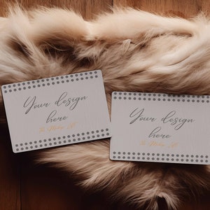 RSVP-kaartmodel - elegante digitale sjabloonpresentatie, PSD Smart Object-sjabloon, mockup voor bruiloftsbriefpapier