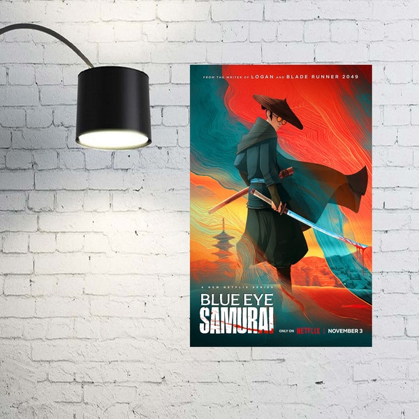 Blue Eye Samurai Season 1 Movie Poster 2023 Film - Room Decor Wall Art - Poster Gift For Him/Her