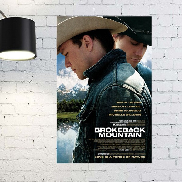 Brokeback Mountain Movie Poster 2023 Film - Room Decor Wall Art - Poster Gift For Him/Her