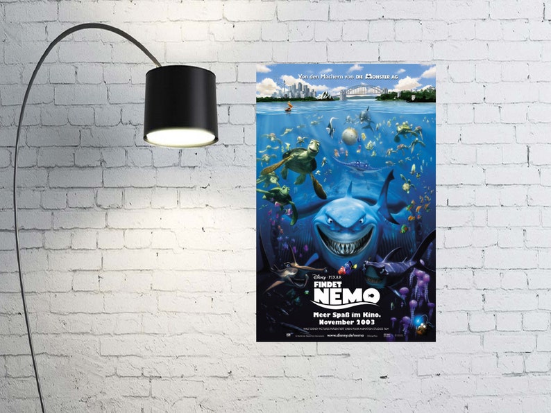 thumbnail image 2 of Finding Nemo Movie Poster Print - 11x17 Inches, Classic Main Style Art For Fans 2 of 6