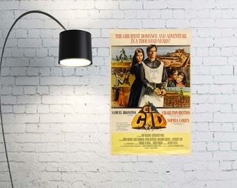 Cartel de la película El Cid 2023 Película - Arte de la pared de la decoración de la habitación - Regalo del cartel para él/ella