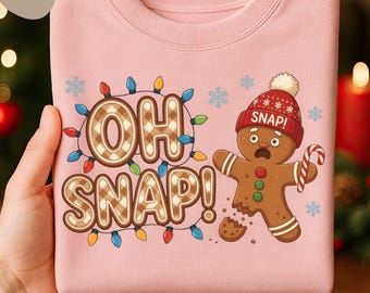 Funny Gingerbread PNG, Watercolor Gingerbread Christmas Sublimation Design