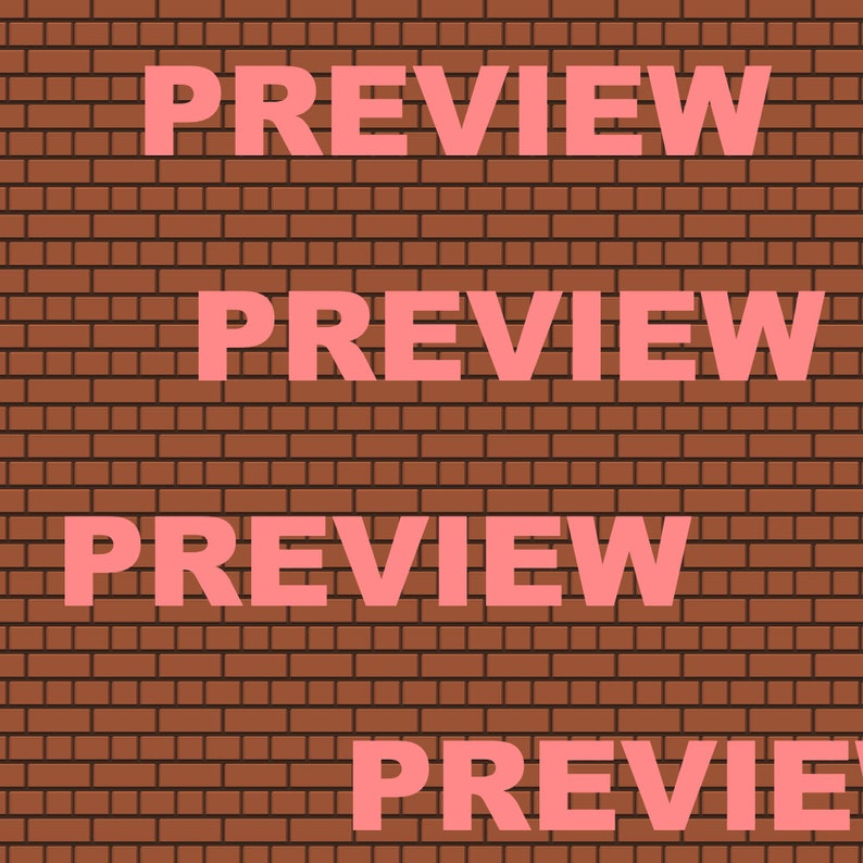 Super Mario Bros Bricks Wall Print Photo Wallpaper Vector PDF Etsy