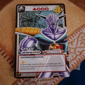 Ginyu d-62 dragon ball z french