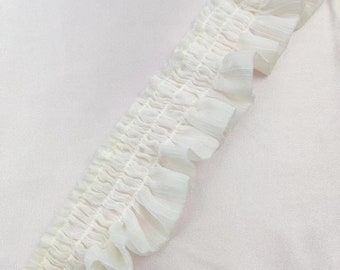 Apricot Ruffled Cotton Lace Trim Lace Trim Doll Dress DIY Clothes Accessories Sewing Trim Clothing