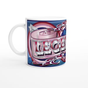 LEGENDARY Fairground Art Mug Funfair Ride Waltzer Skid Dodgem Carousel Roundabout Skid Paratrooper Speedway Ark