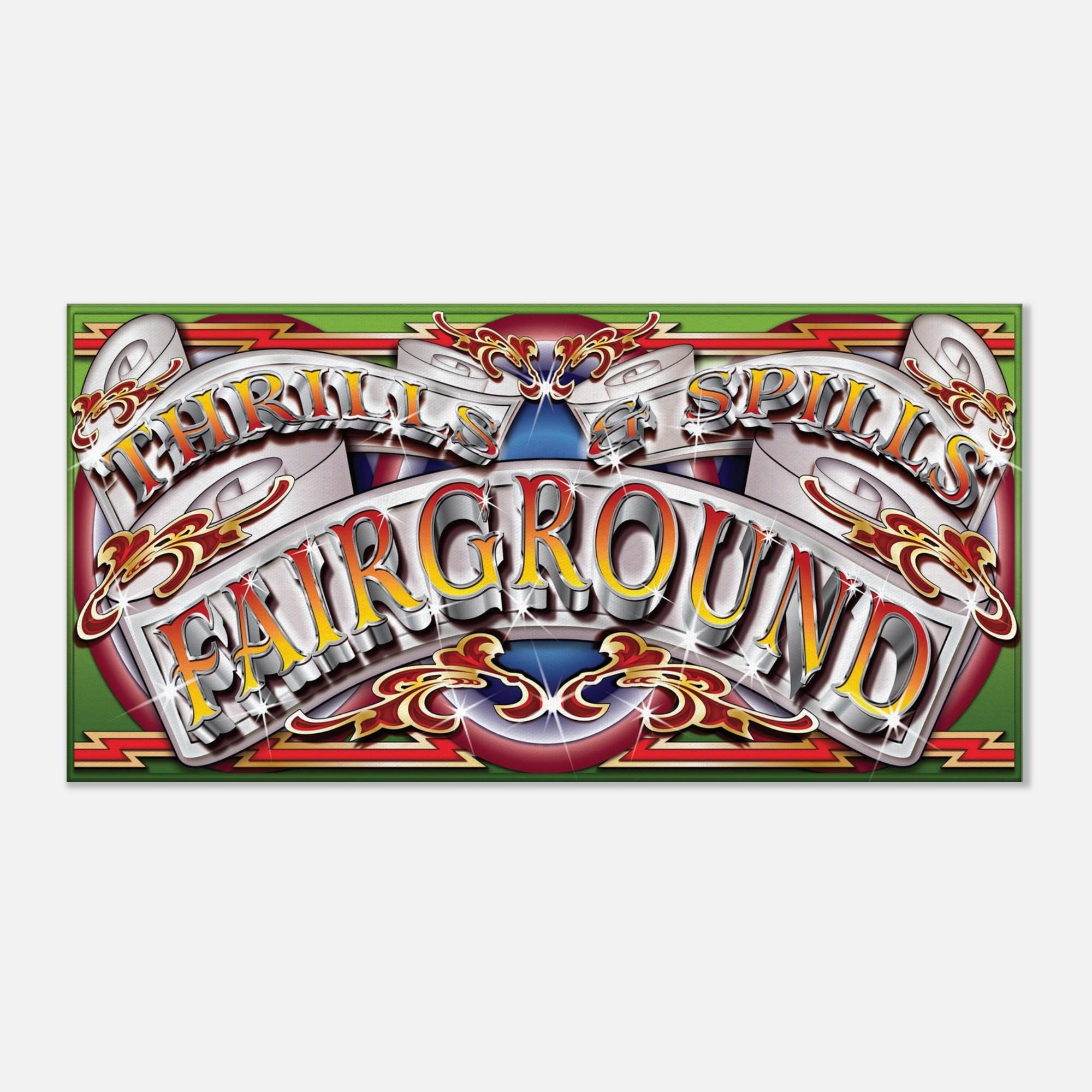 THRILLS & SPILLS Fairground Art Funfair Rides Waltzer Speedway Ark ...
